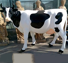 Hot sale life size cow staue